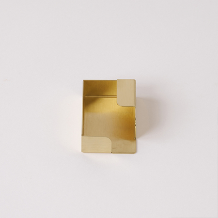 [선물패키지] 황동 골드 명함 트레이 거치대 고급선물(이니셜각인) #5