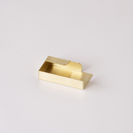 [선물패키지] 황동 골드 명함 트레이 거치대 고급선물(이니셜각인) #6