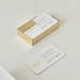 작은이미지: [선물패키지] 황동 골드 명함 트레이 거치대 고급선물(이니셜각인) #2