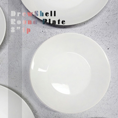 더류쉘 원형접시 8인치 1p