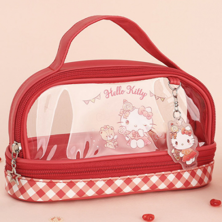 산리오 투명 2단 손가방 #4