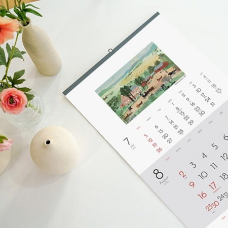 벽걸이달력 그랜마 모지스 335*700 (인쇄가능) #2