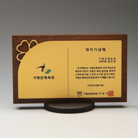 공로 퇴직 재직기념 감사패 E5148 #2