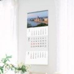 벽걸이달력 유럽 감성 달력 345*780 (인쇄가능)