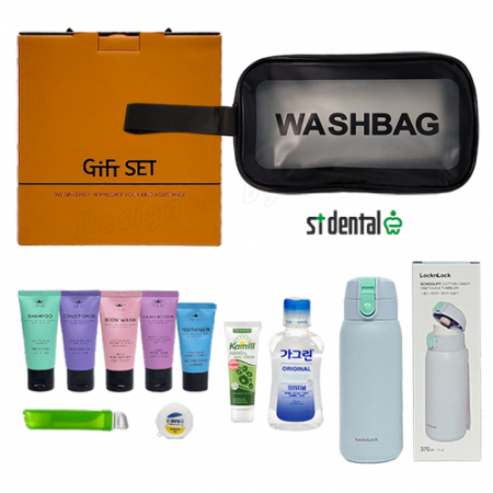 휴대용세면백 7호 신박한 락앤락 코튼캔디 LG미니스 가그린 치실 카밀핸드크림 여행용세트 #3