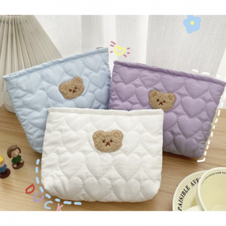 곰돌이파우치 화장품파우치 대용량파우치 여행용파우치 파우치 다용도파우치 #2