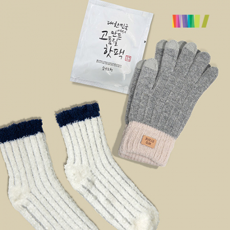 세트) 핫팩1+터치장갑+수면양말M #5