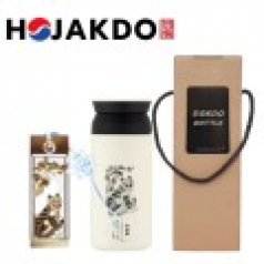 한국전통 호작도텀블러 독도보틀 트레블 350ml 책갈피 북마크 기념품