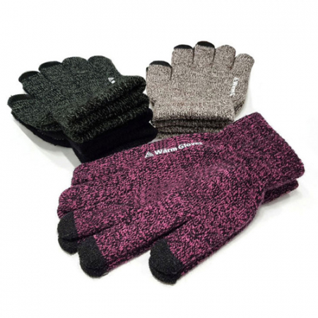 프리미엄 웜글로브 스마트폰 겨울 방한 장갑 (남여공용) #2