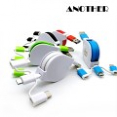 휴대용 3in1 릴케이블 (5color)