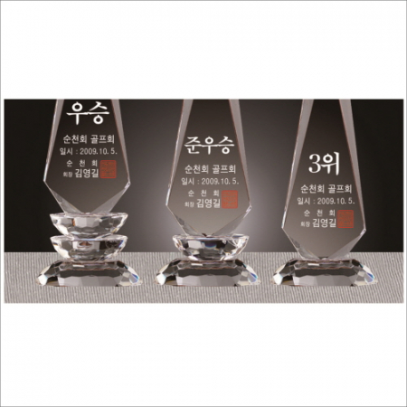 화이트 크리스탈 트로피10 #4