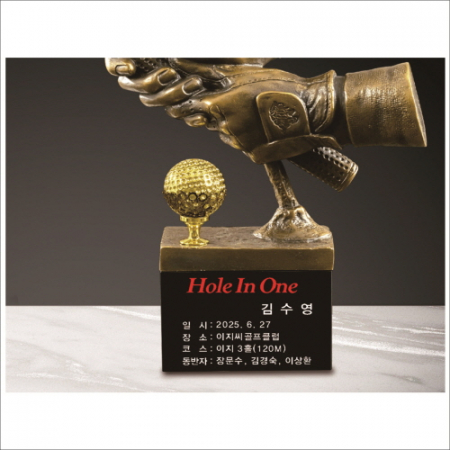 고급 청동 골프 트로피 #4