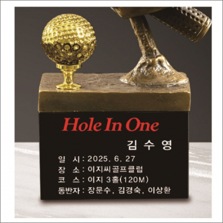 고급 청동 골프 트로피 #5