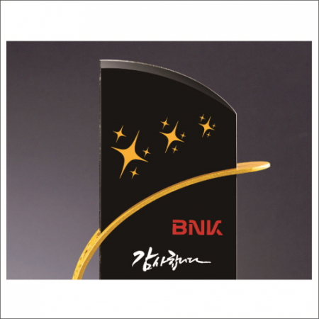 금속 블랙 크리스탈 상패4 #3