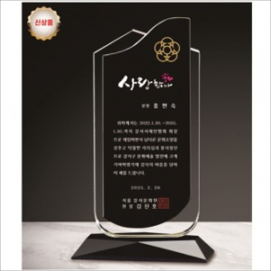 투톤 크리스탈 상패13