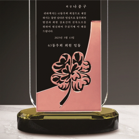 금속 투톤 크리스탈 상패8 #4