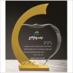 금속 석영 크리스탈 상패2