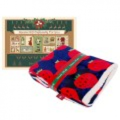 마메종딸기극세사양모무릎담요(소)