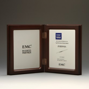 위촉 협약 자매결연 원목패  E5137