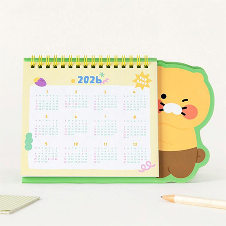 귀여운 춘식이 2026 형태 탁상 캘린더 #4