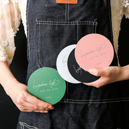 칼라금속 코스터 스틸 컵받침 스텐 티코스터  컵받침 #2