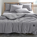 작은이미지: 모건 워싱 세미 사계절 차렵이불풀세트(이불+베개커버+패드) 싱글/퀸 2색상  고급침구가방증정 #4