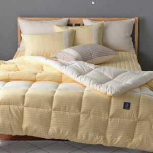 컬러풀 라인 세미 사계절 차렵이불풀세트(이불+베개커버+패드) 싱글/더블 4색상  고급침구가방증정