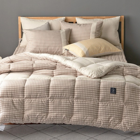 컬러풀 라인 세미 사계절 차렵이불 싱글/더블 4색상  고급침구가방증정 #5