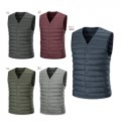 경량 오리털 패딩 조끼 V넥 다운 베스트
