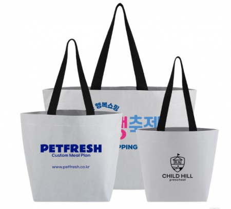 두툼한 리유저블백 가방 다용도 멀티 친환경 쇼핑백 로고인쇄 대/중/소 #2