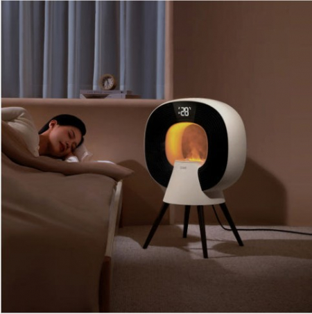 소싱 새턴2 가습 불멍 온풍기(리모컨/음성지원) #2