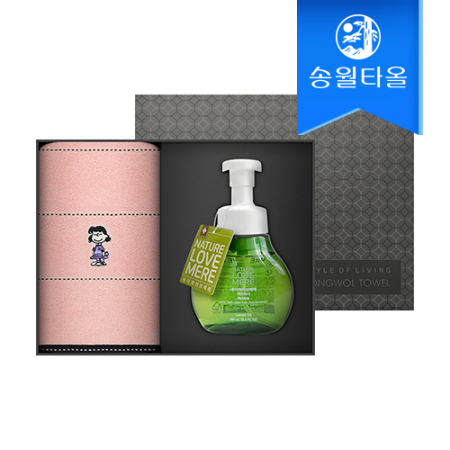 송월타월 타올 핸드위시 기프트세트(스누피 프렌즈1+네이처러브메레1) #2