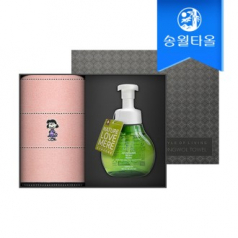 송월타월 타올 핸드위시 기프트세트(스누피 프렌즈1+네이처러브메레1)
