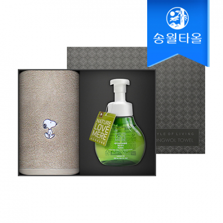 송월타월 타올 핸드위시 기프트세트(스누피 리버1+네이처러브메레1) #2
