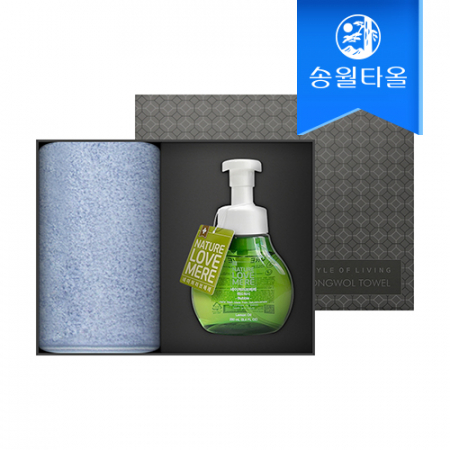 송월타월 타올 핸드위시 기프트세트(솔리드 혼방사무지1+네이처러브메레1) #2
