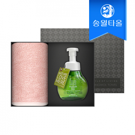 송월타월 타올 핸드위시 기프트세트(180G 코마 40수1+네이처러브메레1) #2