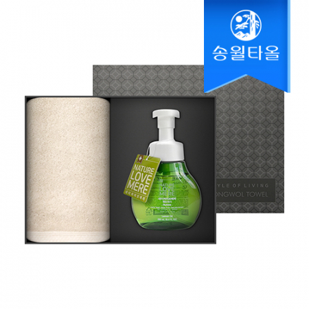 송월타월 타올 핸드위시 기프트세트(160G 코마 40수1+네이처러브메레1) #2