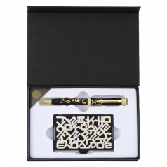 외국인 선물 한글 나전 명함케이스 한글 볼펜 전통 기념품