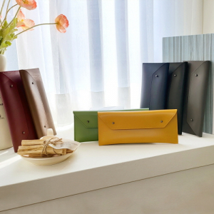 간지스 가죽 연필 필통 멀티케이스 7색