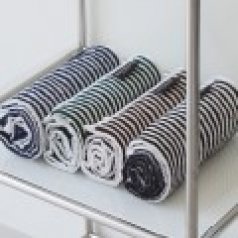 코튼클라우드 뱀부 혼방 트리스 디자인 호텔수건