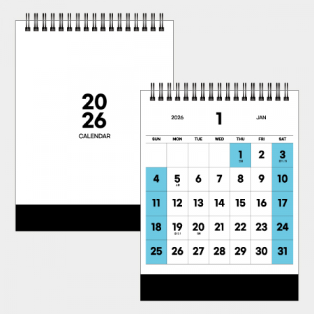 26년 유스토리 타임포인트 트윈링 탁상캘린더(150×200) #2