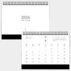 26년 유스토리 담담한글 트윈링 탁상달력(250×190)