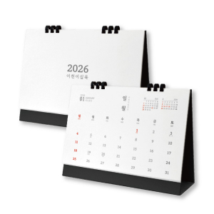 26년 유스토리 친환경 종이링 담담한글 탁상달력(250×190)