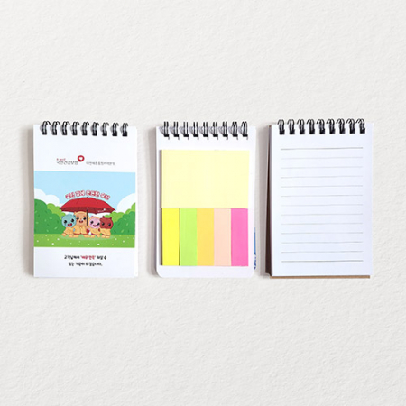 600g고급형 스프링(기자)수첩(소)(64절) #3