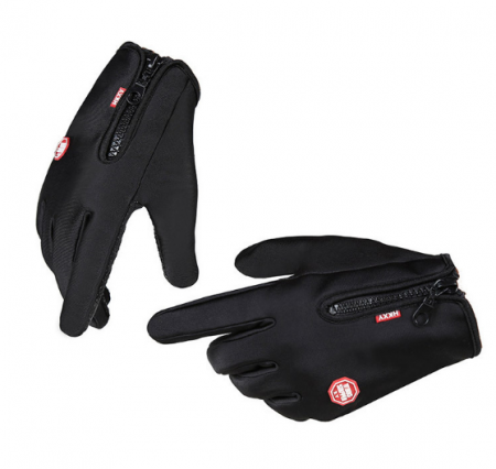 아웃도어 지퍼 장갑 방수 스포츠 터치스마트폰 #2