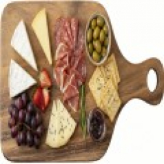 [리베바움] 레인트리 프리미엄 통원목 플레이팅 도마 핸들 특대 XL