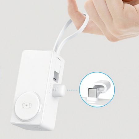 루티네 도킹 보조배터리 고속충전 3300mAh ALL IN ONE #4