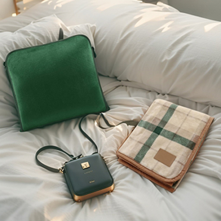 온유 극세사 담요 벨벳 쿠션 세트 #3