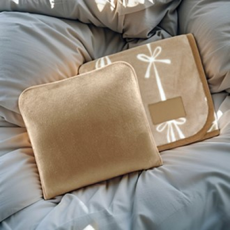 숨결나비 불랑킹 극세사 담요 벨벳 쿠션 세트 #2