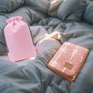 숨결나비 불랑킹 극세사 담요 포켓 세트